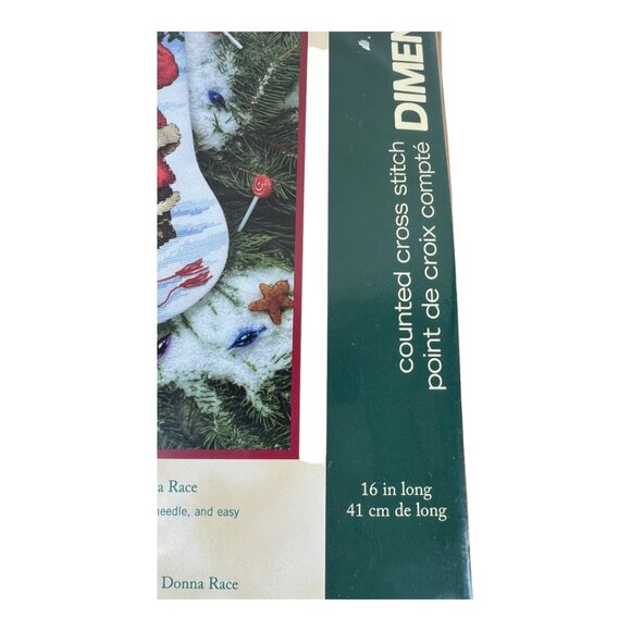 Dimensions Cross Stitch Santa Stocking - Picture 3 of 5